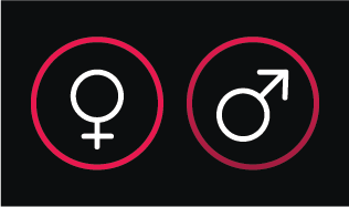 female and male symbol